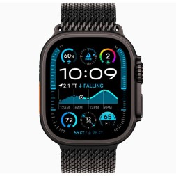 Apple Watch Ultra 2 GPS + Cellular, 49 мм Milanese Loop (черный), размер M