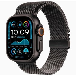 Apple Watch Ultra 2 GPS + Cellular, 49 мм Milanese Loop (черный), размер M