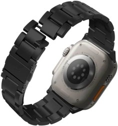 Ремешок Uniq OSTA Steel Strap для Apple Watch 42-44-45-49 мм, черный