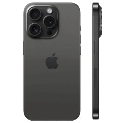 Apple iPhone 15 Pro 256GB титановый чёрный